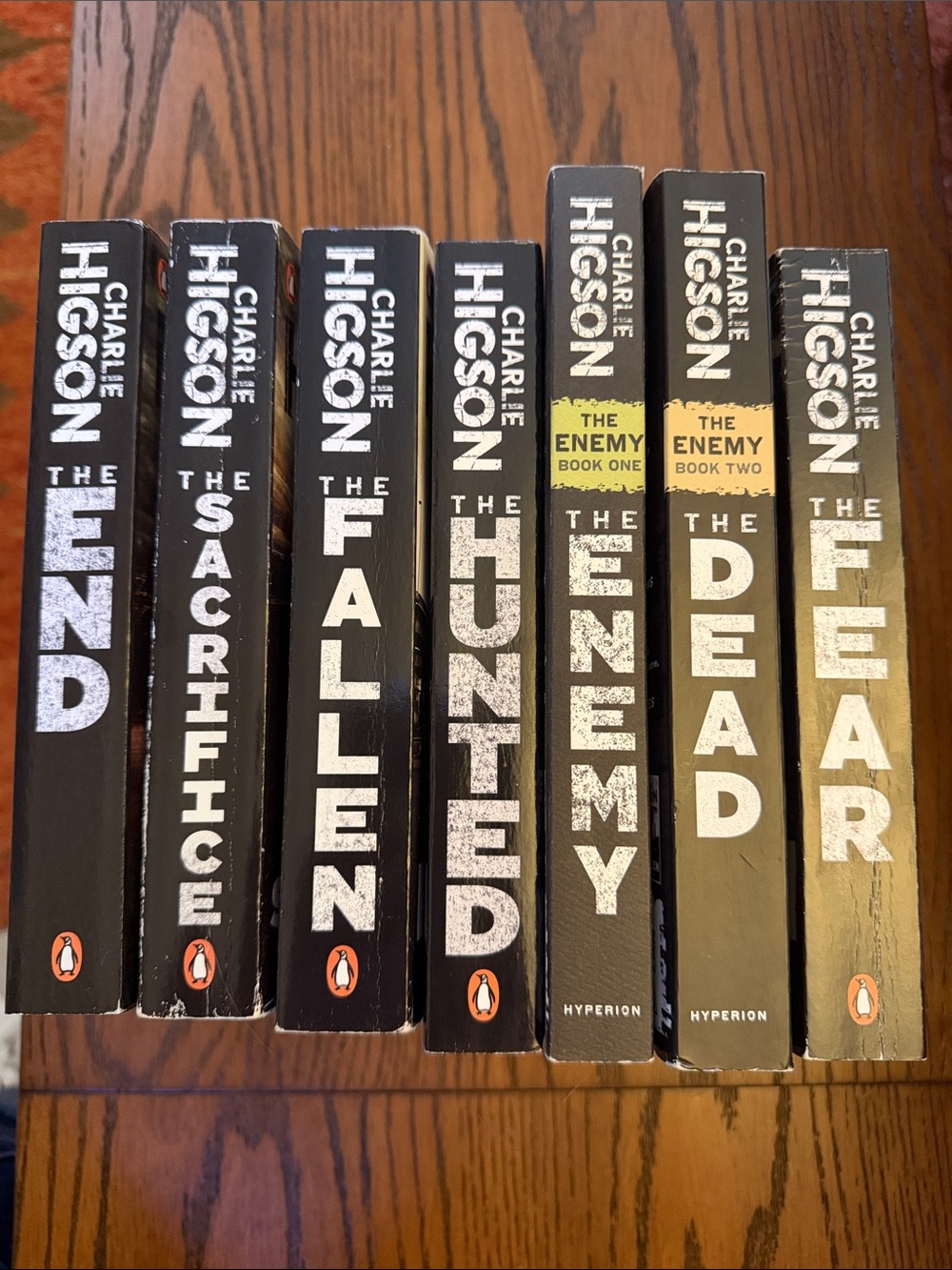 Charlie Higson The Enemy Series Paperback Books 1-8